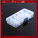 LY Plastic Clear False Nail Tips Empty Storage Box Case 13 x 6.5 x 2.1 cm B0254