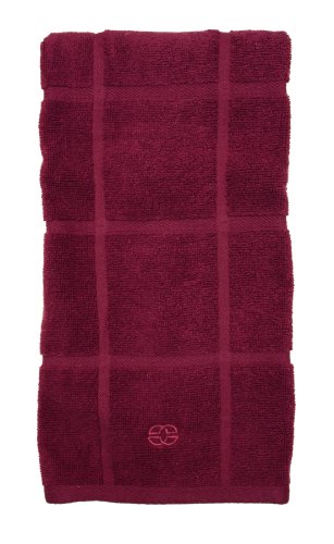 Calphalon Textiles Terry Kitchen Towel, Currant