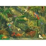 Melissa & Doug Deluxe Beneath The Canopy Cardboard Jigsaw - 500 Piece