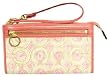 Coach Signature Audrey Swirl Zippy Wristlet Wallet Clutch Purse Pink - Coach 45531PNK