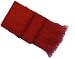 Handmade Alpaca Natural Fiber Scarf - True Cherry Red (Extra Long)
