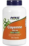 NOW Foods Cayenne, 500mg,  250 Vcaps