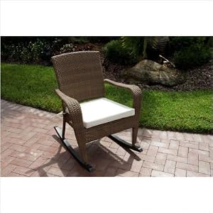 Grenada Patio Rocking Chair Cushion Fabric: SU-701 by 