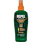 Repel 94101 6-Ounce Sportsmen Max Insect Repellent 40-Percent DEET Pump Spray, Case Pack of 1