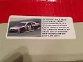 Dale Earnhardt Jr NATIONAL GUARD Signed 6X9 Size Race Used Sheetmetal Piece (C) - NASCAR Autographed Race Used Items