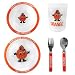 Syracuse Orange 5 Piece Children's Dinner Set