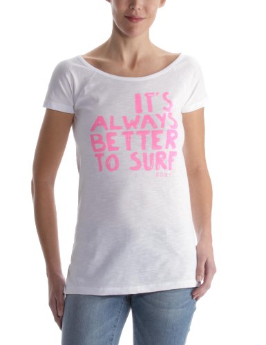 Roxy Damen T-shirt Forever Young Neon, white, 36-38 (S), XMWJE8525 Preisvergleich