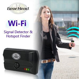 Gear Head WiFi Signal Detector & Hotspot Finder