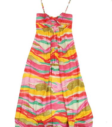Suzi Chin Spaghetti Strap Dress