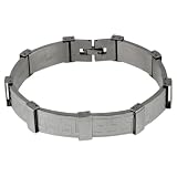 Stainless Steel Greek Key Bracelet