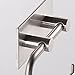 Leyden TM Self Adhesive SUS 304 Stainless Steel Toilet Paper Holder Bathroom Tissue Roll Hanger Wall Mount, Brushed Nickel Finish