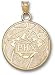 Phoenix Suns Solid 14K Gold Basketball 3/4'' Pendant