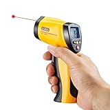 Dr.Meter IR-20 屋内/屋外ワイヤレス非接触デジタル赤外線（IR）放射温度計ガン ホルスター付き 測定範囲：-58°F -- +1,022°F (-50°C -- +550°C) MODEボタンあり（MAX/ MINホールド機能） バッテリー付属 12ヶ月安心保証