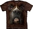 The Mountain Boxer Face Mens T-shirt Tee