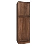 Coastal Collection LUC-1884-18SRO San Remo Series Black Walnut with Chestnut Finish Tall Linen, 18-Inch Wide-by-84-Inch... by 