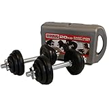 York 20kg Cast Iron Dumbbell Set and Case