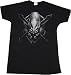 Halo 3: Alien Shield Faded Metal Black T Shirt
