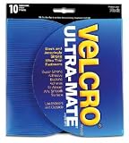 Velcro Brand Fasteners Ultra-Mate Glue-On Strip (1 Inch X 10 Feet) - in your choice of color