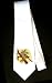 Party Decoration Necktie with thrush, leaf, branch, bird, animal, perching