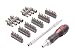 TEKTON 2837 Ratchet Driver and Bit Set, 58-Piece