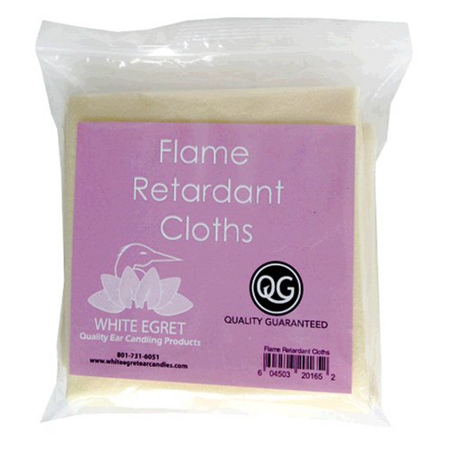 White Egret Earomatherapy Flame Retardant Cloth (Pack of 6) by White Egret Earomatherapy
