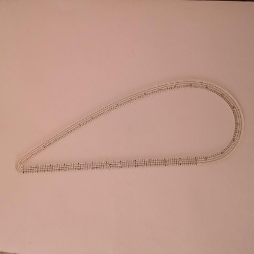 SA Curve 1/2" Pattern Drafter ruler