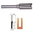 Milwaukee 9/16" x 2-1/8" x 1/4" Shank Straight Router Bit - 48-23-7085