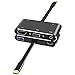 Vidgoo Type-C to VGA Adapter USB C 3.1 to 1080P VGA USB 3.0 Converter Adapter with HDMI Port Audio Port Supports Projectors/HDTV/ PC/USB Keyboards/Mouses/USB Flash Drive/USB Hard Disk and Other Perip