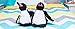 9039-4 - Penguin - X Large - Happy Feet Animal Slippers