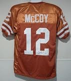 Colt McCoy Autographed Texas Longhorns Orange Jersey - Autographed College Jerseys