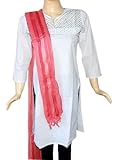 IMAGE OF Unique Designer Beautiful Party Wear Peach Color Indian Pashmina Silk Net Style Stoles/shawls/ Scarves/mufflers/wraps in Many Vibrant Colours for Women Rajrang India