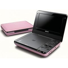 Sony DVP-FX770P Tragbarer DVD-Player (17,7 cm (7 Zoll) Display, DivX, 2 Kopfh�rerausg�nge, USB 2.0) pink