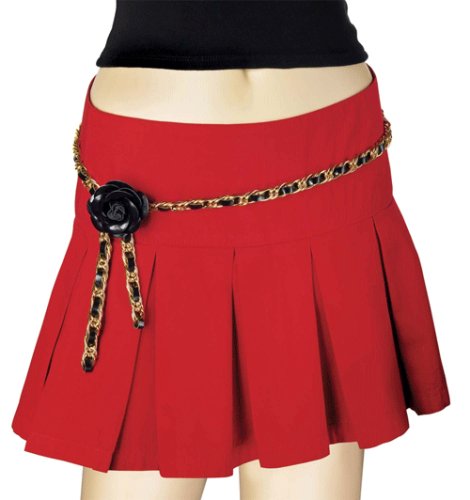 Glam Rock Michelle Chain and Leather Belt/Necklace