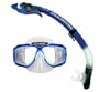 US Divers Adult Sideview LX Purge Mask and Paradise Dry LX Snorkel Silicone Combo