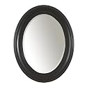 Carolina Cottage Oval Mirror, Antique Black