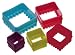 from Colourworks Colourworks - Set of 5 - Square Cookie Cutters - BOXED Model CWCUTSQ