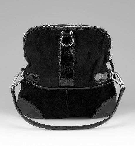 Autograph Leather Horse Shoe Shoulder Bag