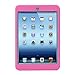 Ipad Mini Case, H&T(TM) Unique Silicone Design Soft Ipad Mini 3 In1 Hybrid Shockproof Protective Bling Diamonds Cover Case for Apple Ipad Mini 3/ 2/ 1 (Rosered+Green)
