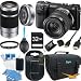 Sony NEX7K/B NEX-7 24.3 MP Black Camera 32GB Bundle w/ 18-55mm, 55-210mm & 16mm lens