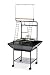 Prevue Pet Products Small Parrot Playstand 3181 Black Hammertone, 17.625-Inch by 16-1/2-Inch by 59-Inch