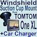 Vehicle Windshield / Suction Handheld CUP Mount + Car Charger for Tomtom One XL