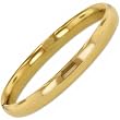 Yellow Gold Hollow Ladies Bangle