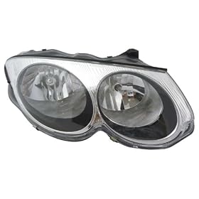 EAGLE EYES RH HEADLIGHT LIGHT LAMP W/O