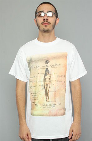 Two In The Shirt The Do The Math Tee in White,T-shirts for Men