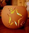 Terra Cotta Star Votive with Flickering LED Flameless Candle
