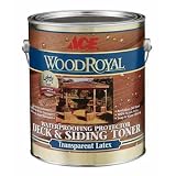 ACE PAINT DIVISION 167M112-8 WOOD ROYAL EXTERIOR LATEX DECK AND SIDING TONER - 5 GALLON...