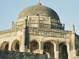 Exterior of Stone Dome Against Blue Sky in India Stretched Canvas Poster Print, 30x40