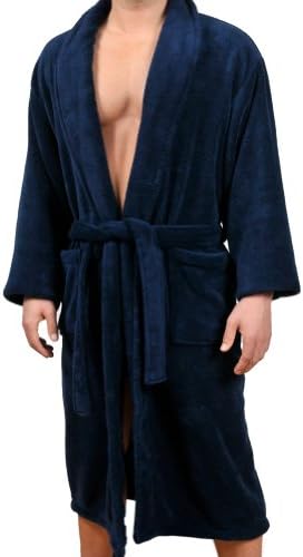Wanted Men's Micro Fleece Bathrobe