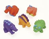 5 Large Dino Bath Buddies