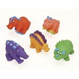 5 Large Dino Bath Buddies by Battat